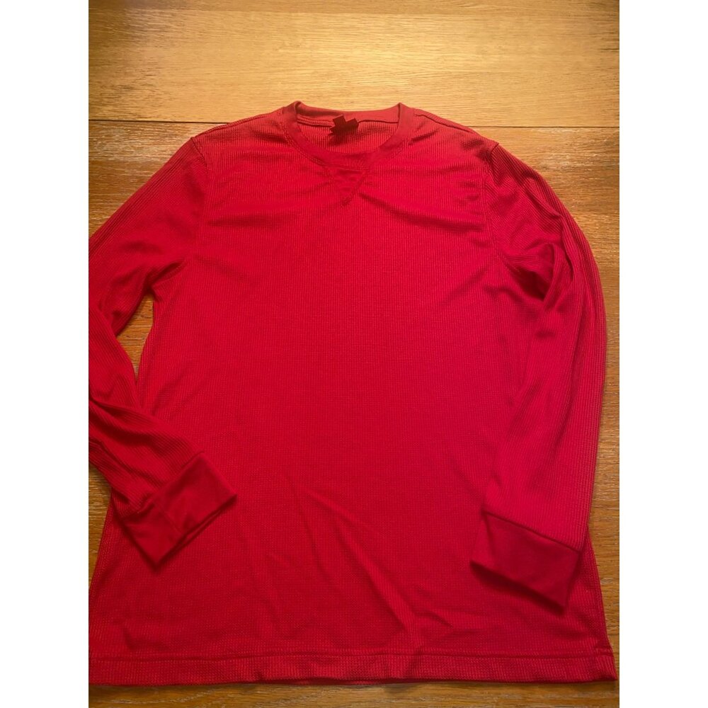 Family PJs Red Long Sleeve Thermal Crew Neck Shirt